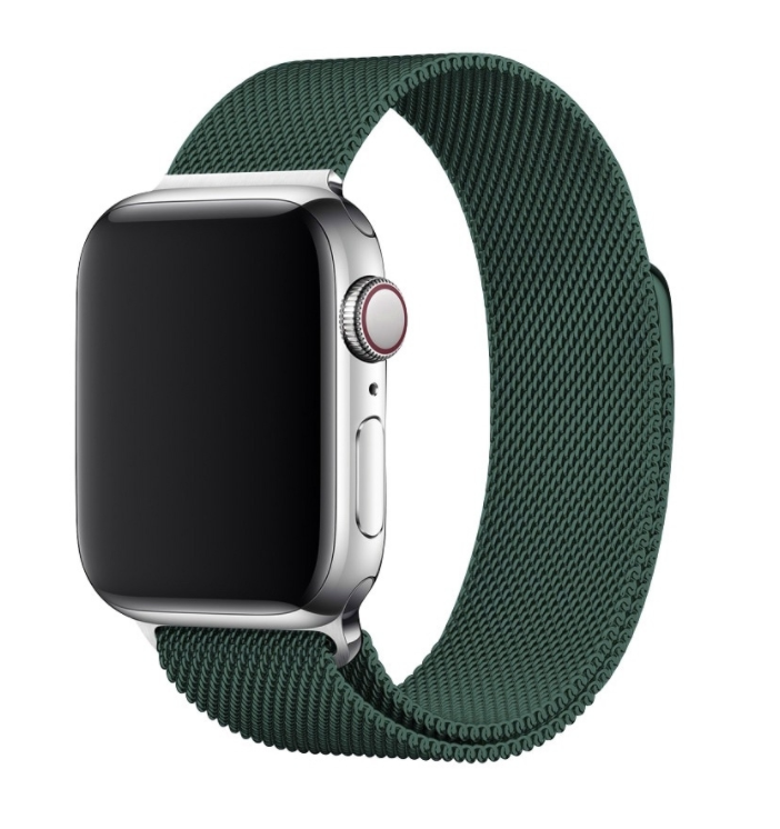 Сетчатый браслет CTI для Apple Watch 42/44 мм (темно-зеленый)