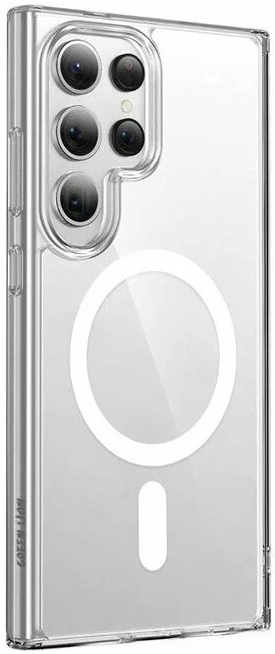 Чехол накладка противоударная Mossil с поддержкой MagSafe для Samsung S26 Ultra (прозрачный)