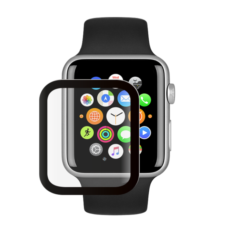 Защитное гибридное стекло Deppa Watch Protection PMMA для Apple Watch 4/5/6/SE 44 мм