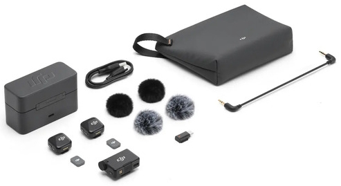 Комплект беспроводных микрофонов DJI MIC MINI (2 TX + 1 RX + Charging Case)