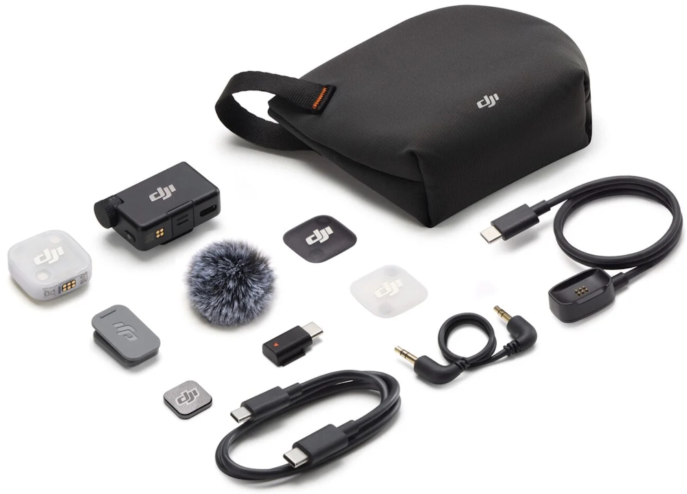 Комплект беспроводных микрофонов DJI MIC MINI 2 (1 TX + 1 RX) Комплект беспроводных микрофонов DJI MIC MINI 2 (1 TX + 1 RX)