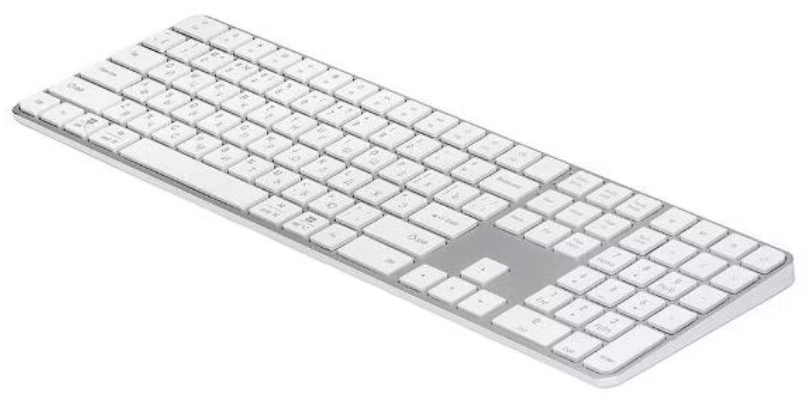 Клавиатура беспроводная Deppa Max Keyboar 71111 с цифровым блоком белый (белый) Клавиатура беспроводная Deppa Max Keyboar 71111 с цифровым блоком белый (белый)