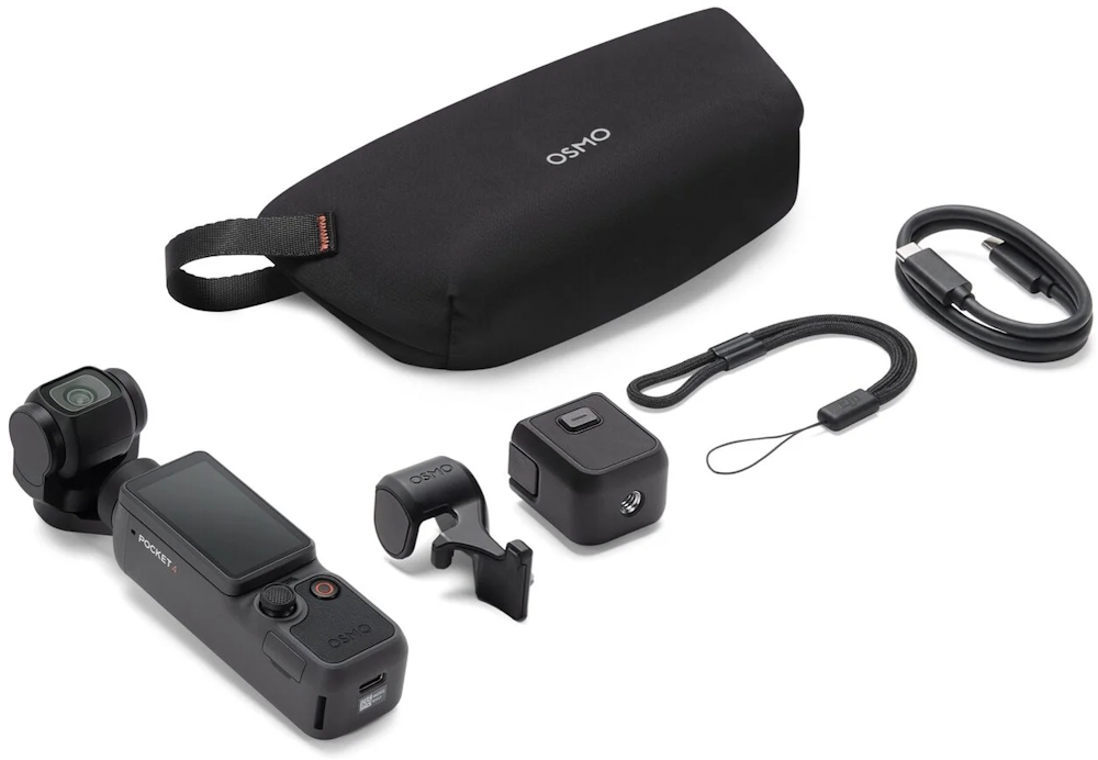 Экшн-камера DJI Osmo Pocket 4 Standard Combo, черный Экшн-камера DJI Osmo Pocket 4 Standard Combo, черный