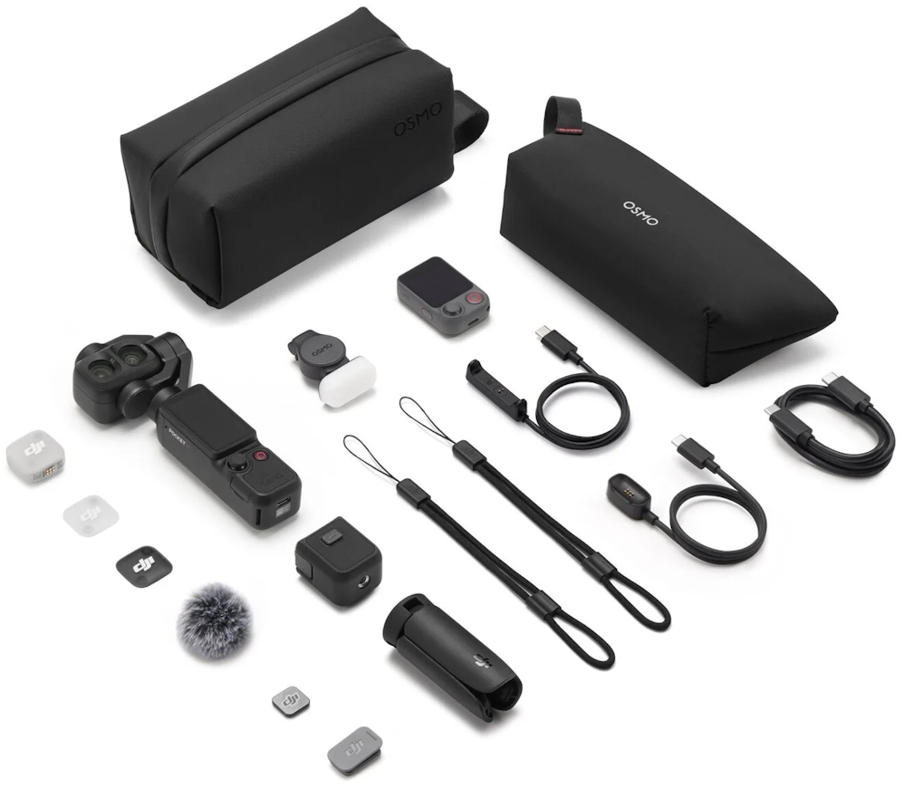 Экшн-камера DJI Osmo Pocket 4P Vlog Combo, черный
