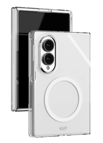 Чехол защитный VLP Puro Case с MagSafe для Samsung Galaxy Z Fold 8 (прозрачный)