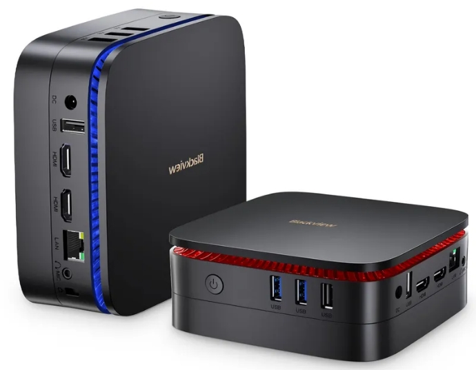 Мини ПК Blackview MP60 Intel Jasper Lake N5095 RAM 8 ГБ, SSD256 ГБ черный 11th gen
