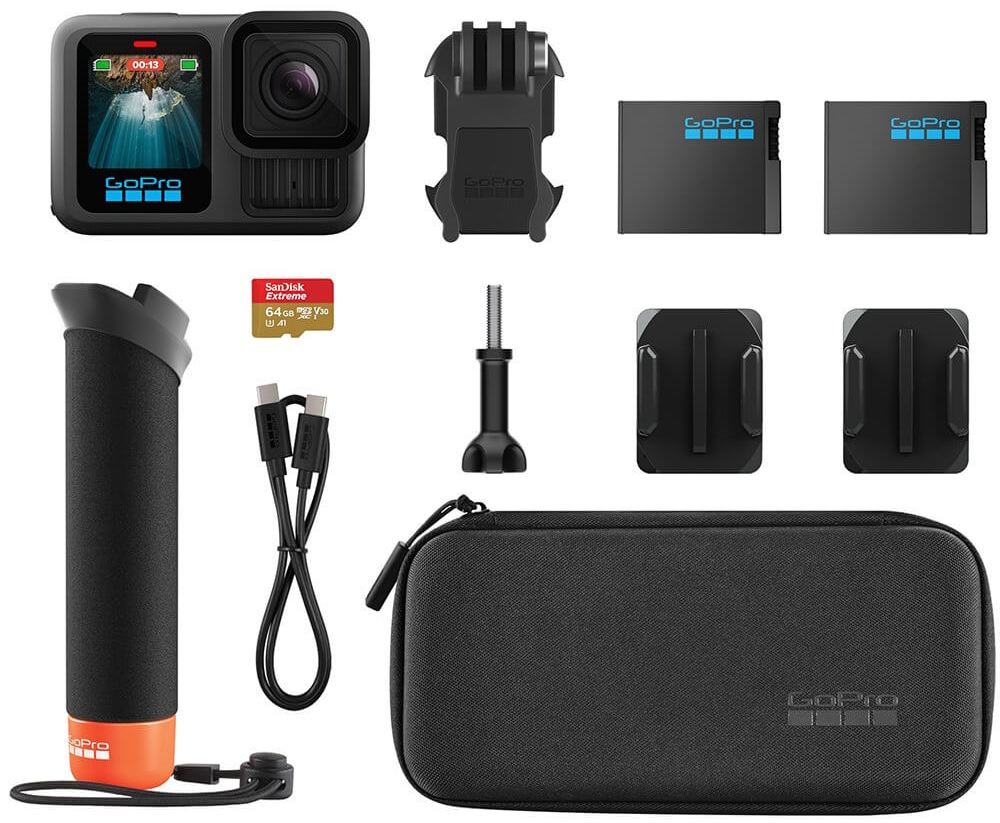 Экшн-камера GoPro HERO13 Black Accessories Bundle, черный