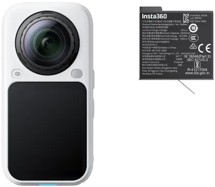 Экшн-камера Insta360 X6 Standard Bundle, белый