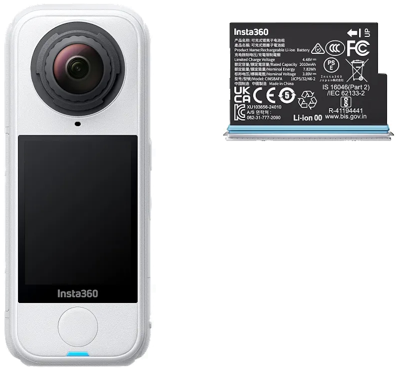 Экшн-камера Insta360 X4 Air Standard Bundle, белый