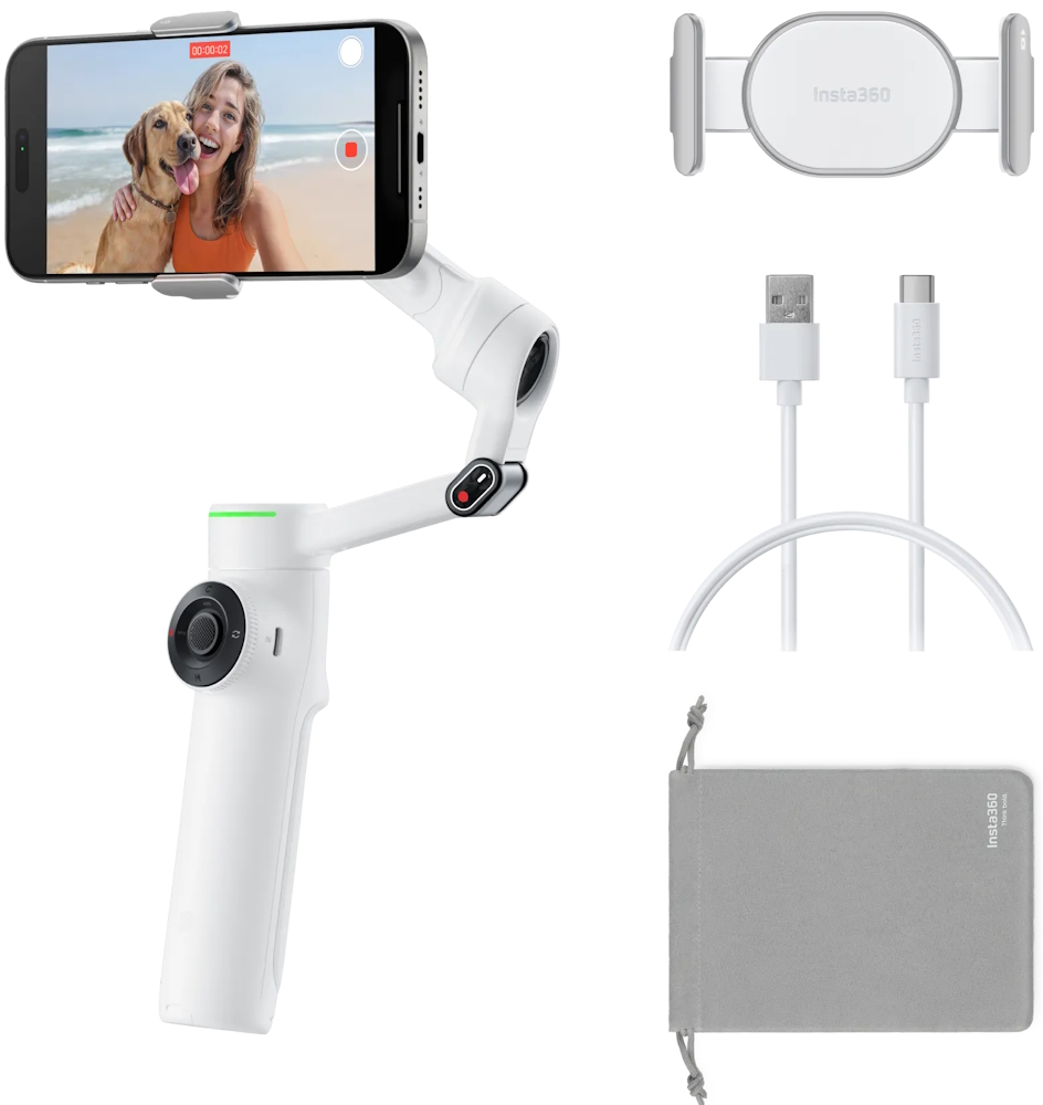 Стабилизатор Insta360 Flow 2 Pro Standard Bundle, белый