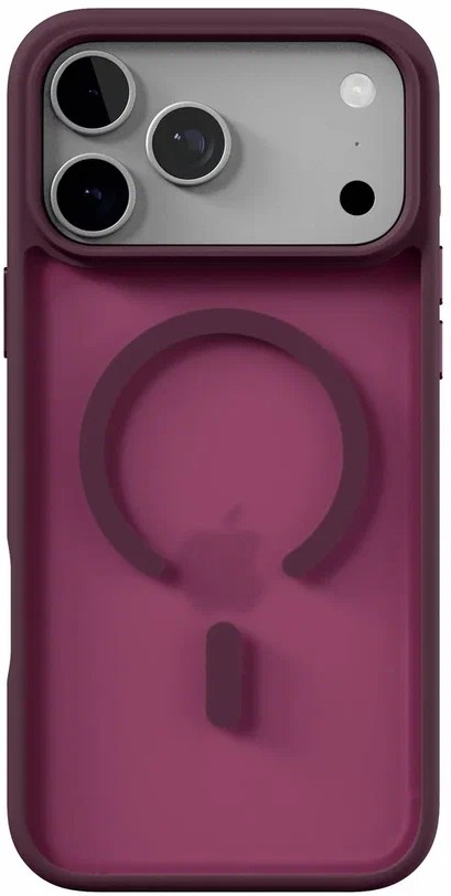 Чехол защитный VLP LITE Bloom Case с MagSafe для iPhone 18 Pro Max (темно-вишневый)