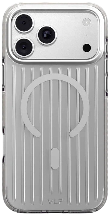 Чехол защитный VLP Pulse Case с MagSafe для iPhone 18 Pro Max (серебристый)