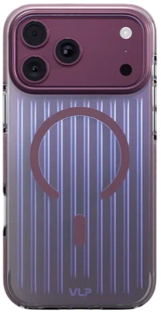 Чехол защитный VLP Pulse Case с MagSafe для iPhone 18 Pro Max (темно-вишневый)