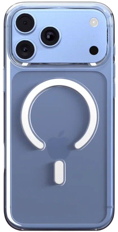 Чехол защитный VLP Puro Case с MagSafe для iPhone 18 Pro Max (прозрачный)