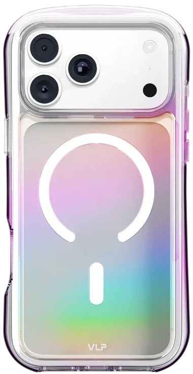 Чехол защитный VLP Bubble Case с MagSafe для iPhone 18 Pro Max (перламутр)
