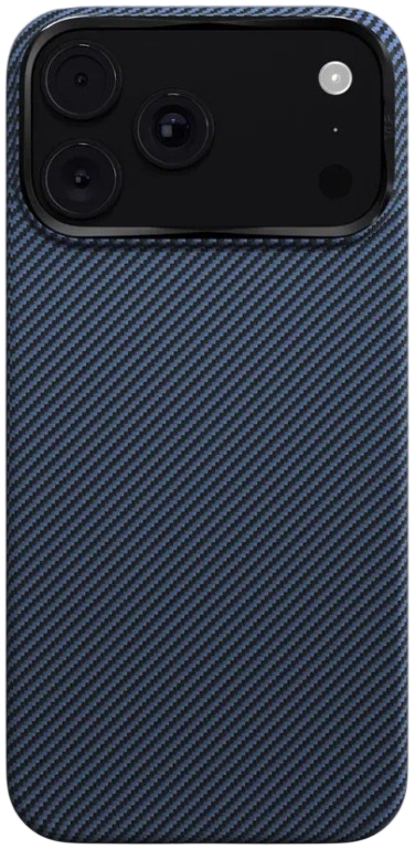 Чехол защитный VLP Kevlar Case с MagSafe для iPhone 18 Pro Max (синий)