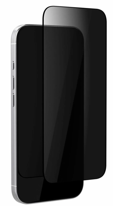 Защитное стекло Антишпион 2.5D VLP Privacy Glass для iPhone 18 Pro Max с рамкой (приватное)