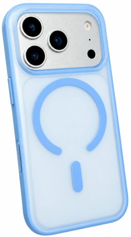 Чехол ударопрочный Gurdini Shockproof Case с MagSafe для iPhone 18 Pro Max / 17 Pro Max (голубой)