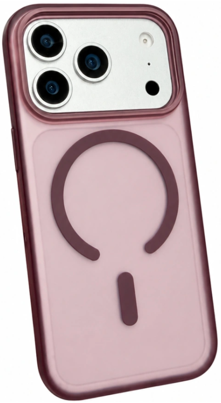 Чехол ударопрочный Gurdini Shockproof Case с MagSafe для iPhone 18 Pro Max / 17 Pro Max (бургунди)