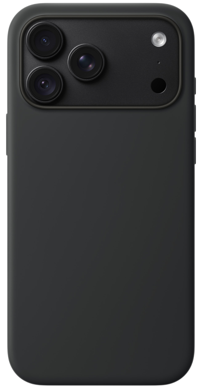 Чехол клип-кейс силиконовый Apple Silicone Case MagSafe для iPhone 18 Pro, цвет black, черный (MK8Y4)