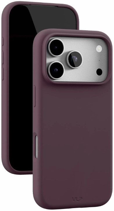 Чехол защитный VLP LITE Mist Case с MagSafe для iPhone 18 Pro (темно-вишневый)