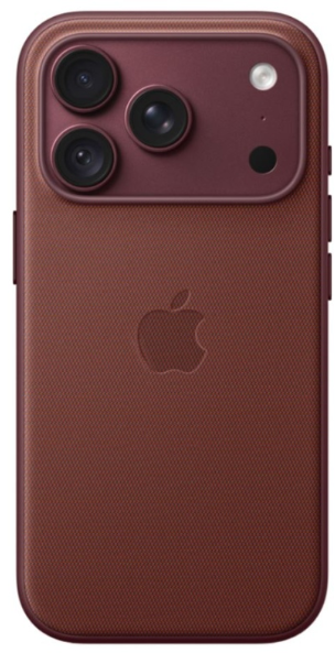 Чехол из высокотехнологичной ткани Apple TechWoven MagSafe для iPhone 18 Pro, цвет Burgundy, Бордовый (MKD14)