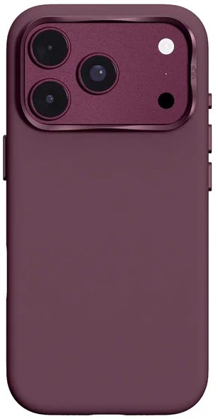 Чехол защитный VLP Aster Pro Case с MagSafe для iPhone 18 Pro (темно-вишневый)