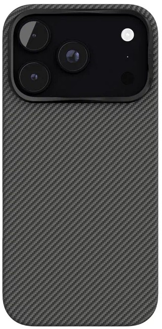Чехол защитный VLP Kevlar Case с MagSafe для iPhone 18 Pro (черный)