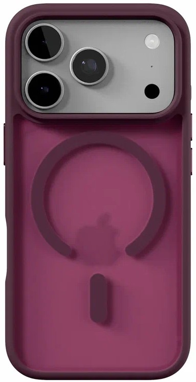 Чехол защитный VLP LITE Bloom Case с MagSafe для iPhone 18 Pro (темно-вишневый)