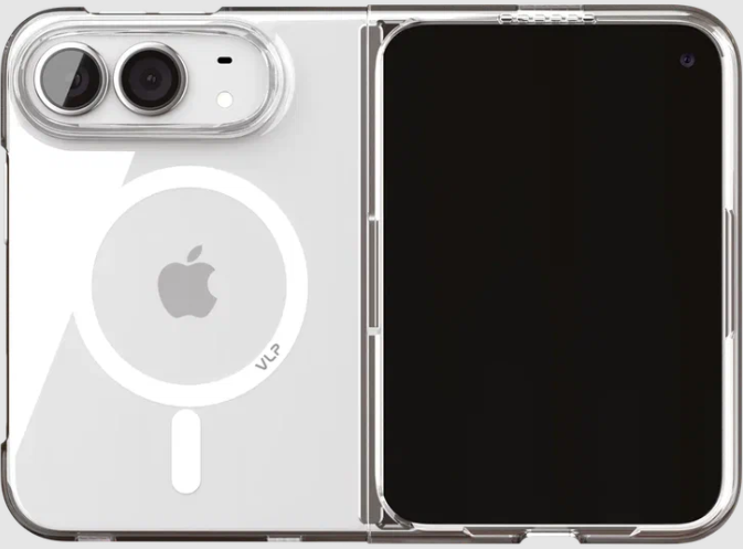 Чехол накладка VLP Puro Case с поддержкой MagSafe для iPhone Duo (прозрачный)
