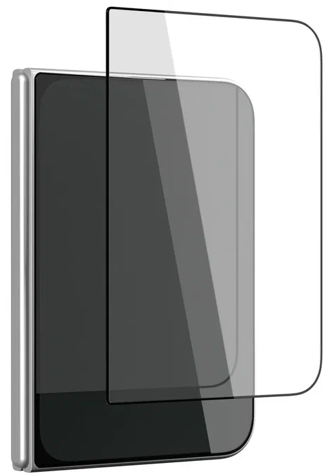 Стекло защитное 2.5D VLP Premium Shield для iPhone Duo с черной рамкой (прозрачный)