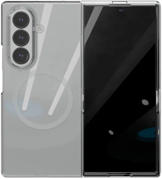 Чехол защитный VLP Puro Case с MagSafe для Samsung Galaxy Z Fold 8 Ultra (прозрачный)