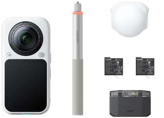 Экшн-камера Insta360 X6 Essentials Bundle, белый
