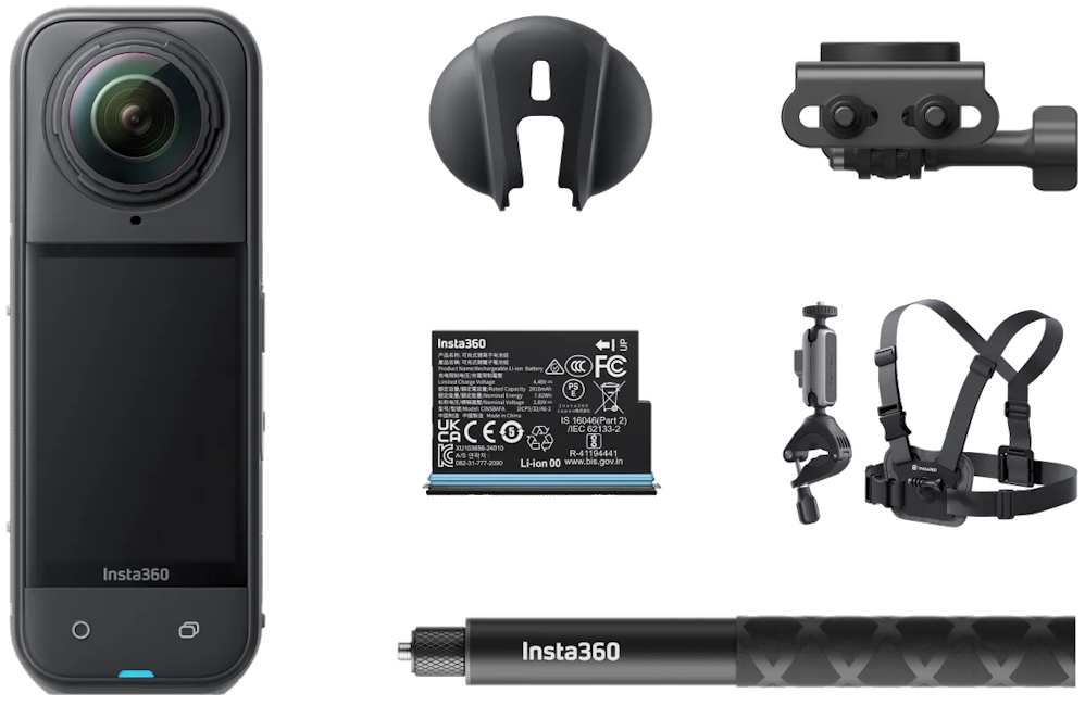 Экшн-камера Insta360 X5 Road Cycling Bundle, черный