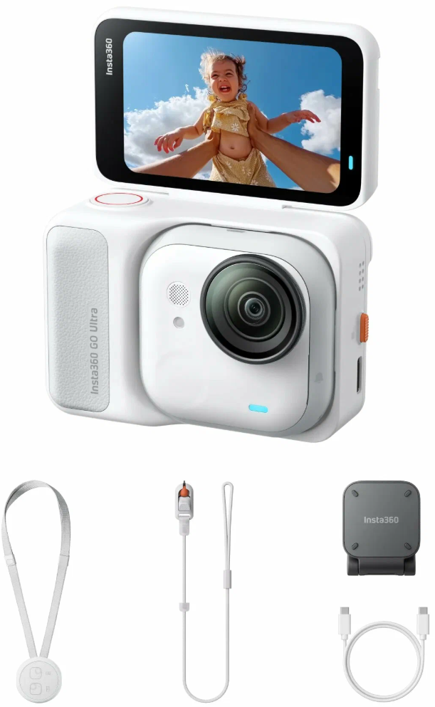 Экшн-камера Insta360 GO Ultra Standard Bundle, белый Экшн-камера Insta360 GO Ultra Standard Bundle, белый