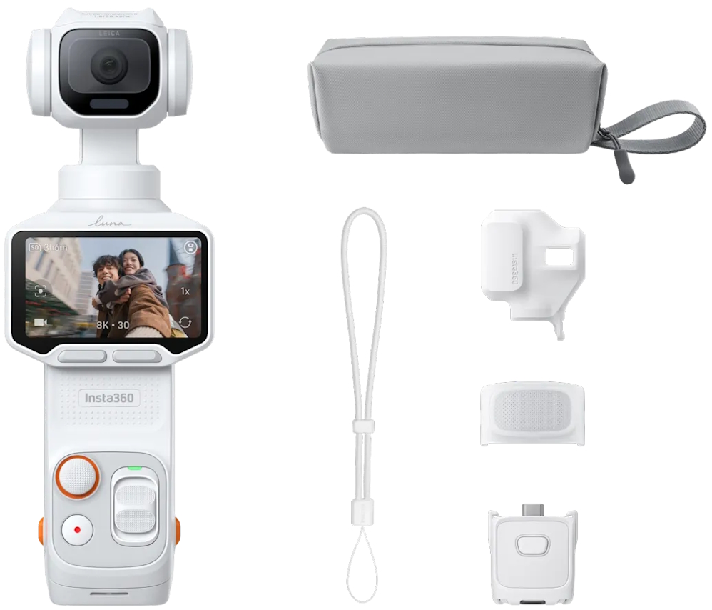 Камера Insta360 Luna Pro Standard Bundle, белый