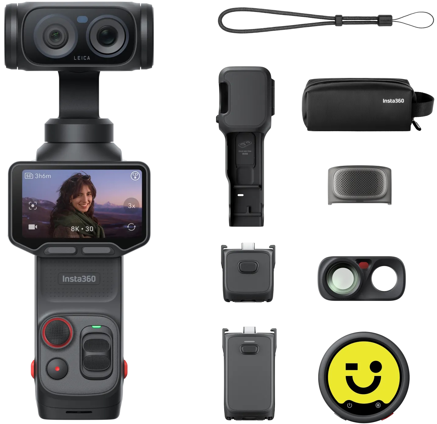 Камера Insta360 Luna Ultra Creator Bundle, черный