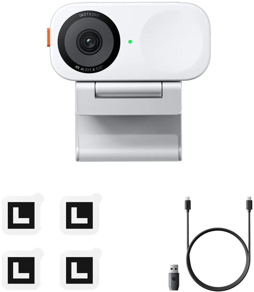 Веб-камера Insta360 Link 2C Standard Bundle, белый