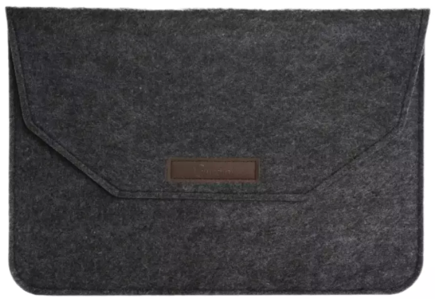 Чехол конверт Gurdini Felt Envelope для Macbook Air 13/Pro 13/Pro 14 (черный)