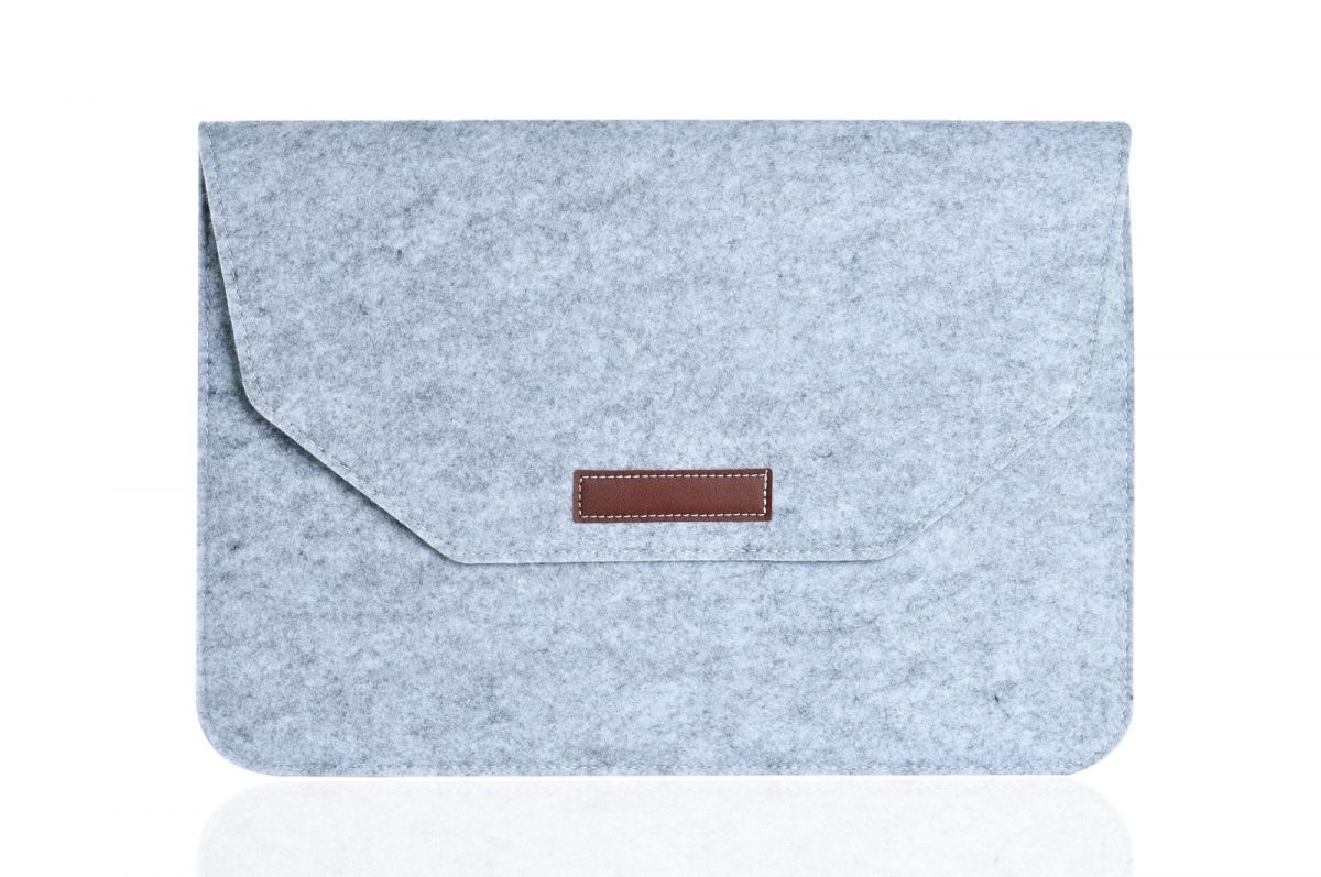 Чехол-конверт Gurdini войлочный на липучке для Macbook Pro Retina 13
