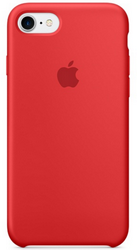 Чехол клип-кейс силиконовый Apple Silicone Case для iPhone 7/8, (PRODUCT)RED красный цвет (MQGP2ZM/A)
