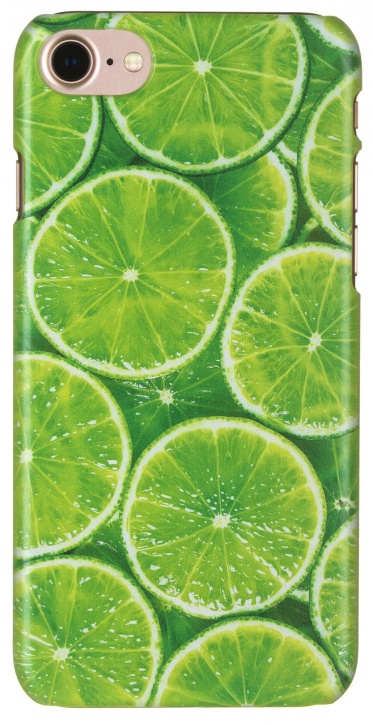 Чехол клип-кейс Sago Print дизайн Лайм для Apple iPhone 7/8 (зеленый)