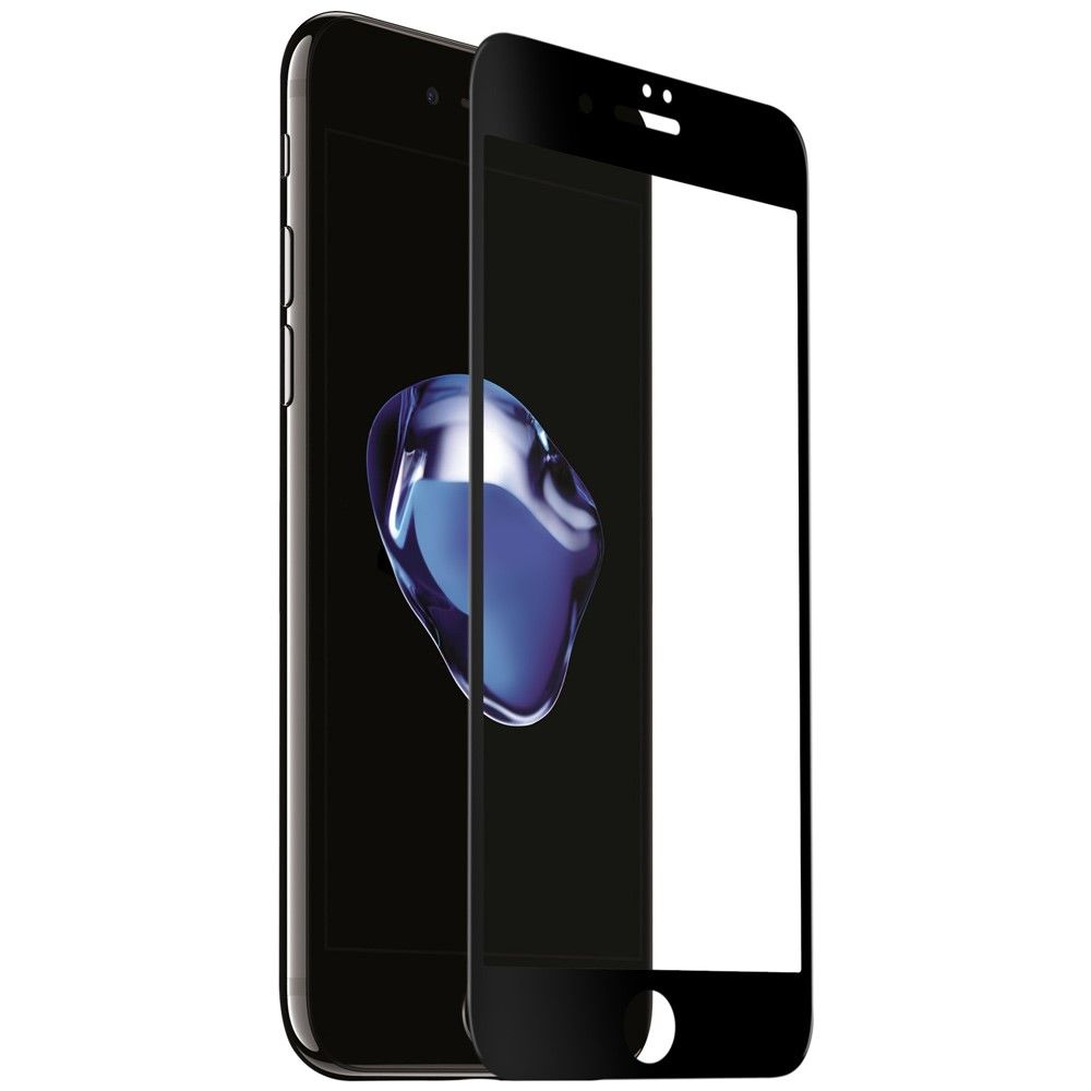 Защитное стекло 3D для iPhone 7/8/SE 2020/SE 2022 (черное)