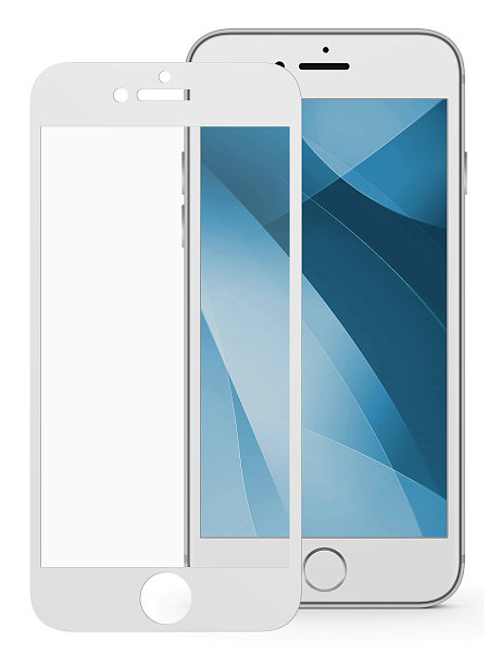 Защитное стекло Red Line Tempered Glass 2,5D для iPhone 7/8 (матовое, белое)