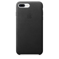 Чехол клип-кейс кожаный Apple Leather Case для iPhone 7 Plus/8 Plus, чёрный цвет (MQHM2ZM/A)
