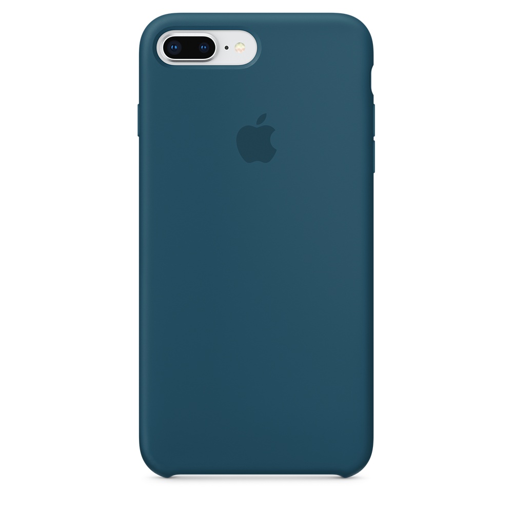Чехол клип-кейс силиконовый Apple Silicone Case для iPhone 7 Plus/8 Plus, цвет «космический синий» (MR6D2ZM/A)