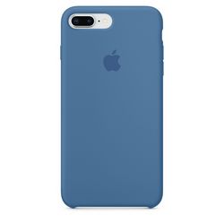 Чехол клип-кейс силиконовый Apple Silicone Case для iPhone 7 Plus/8 Plus, цвет «синий деним» (MRFX2ZM/A)