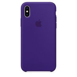 Чехол клип-кейс силиконовый Apple Silicone Case для iPhone X, цвет «ультрафиолет» (MQT72ZM/A)