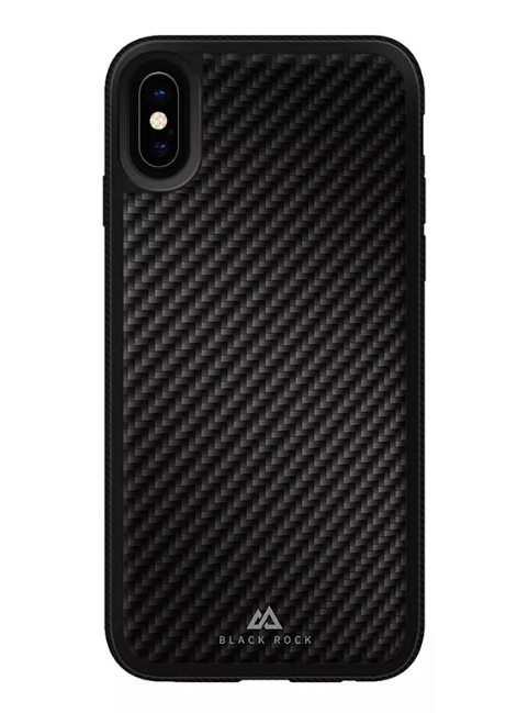Чехол клип-кейс Black Rock Flex Carbon Case для Apple iPhone X (черный)