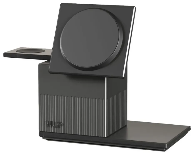 Беспроводная зарядная станция на три устройства VLP NEO Qi2.2 3 in 1 с Magsafe для iPhone/Apple Watch/Airpods 1094003 (Phantom, Фантом)